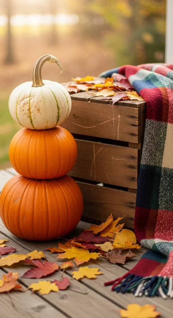 Rustic Pumpkin Stack