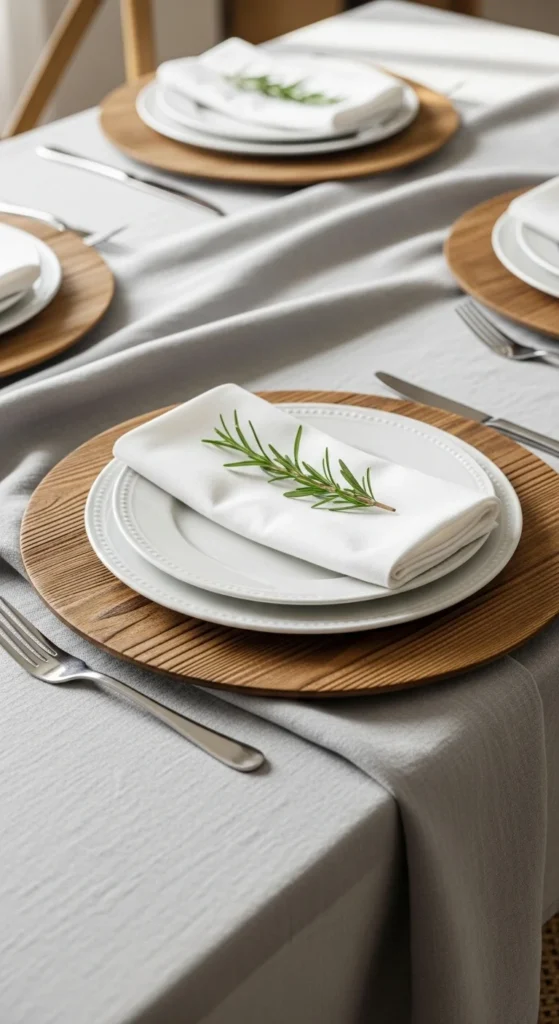 Wooden Charger Plates