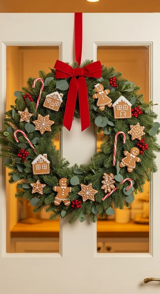 Gingerbread Cookie Wreath