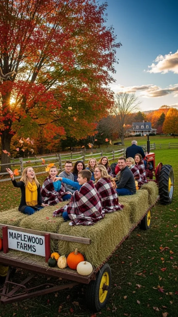 Hayride Gathering