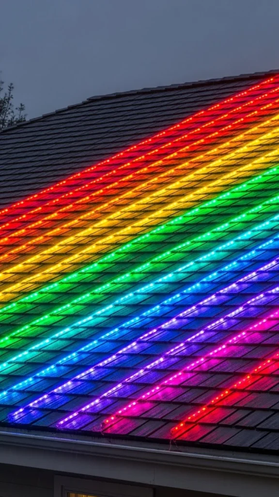 Rainbow Roof Lights