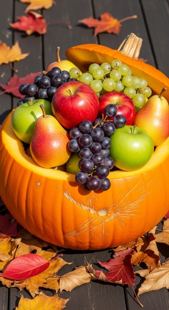 Pumpkin Fruit Bowl