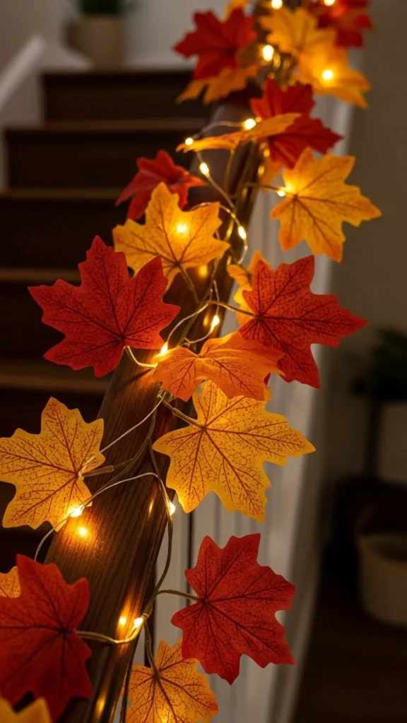 Faux Maple Garland