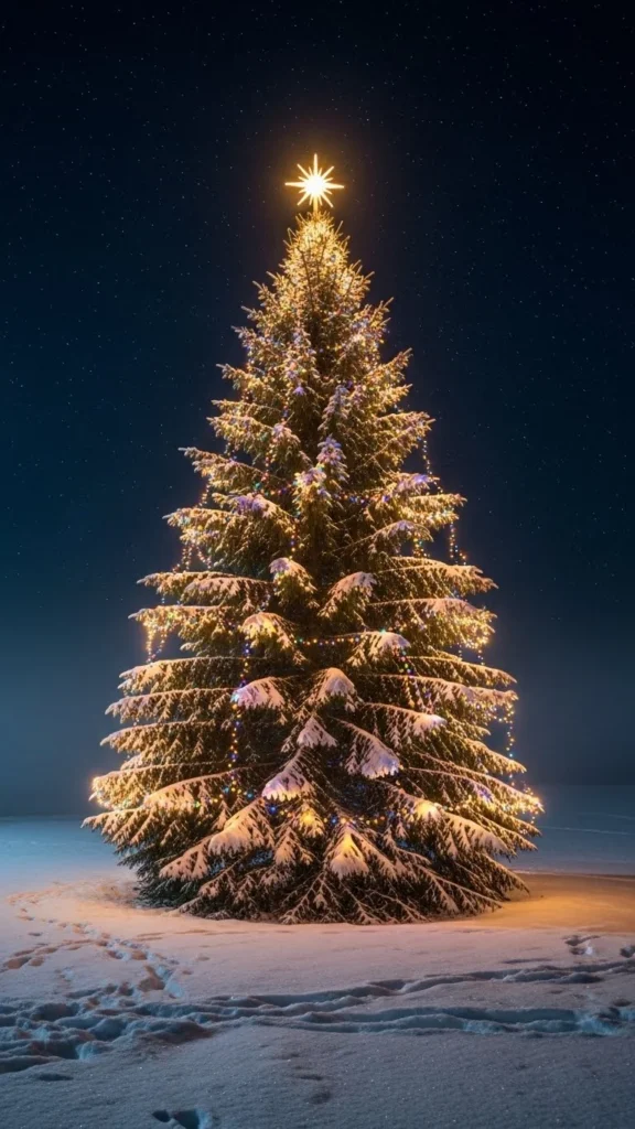 Outdoor Christmas Tree