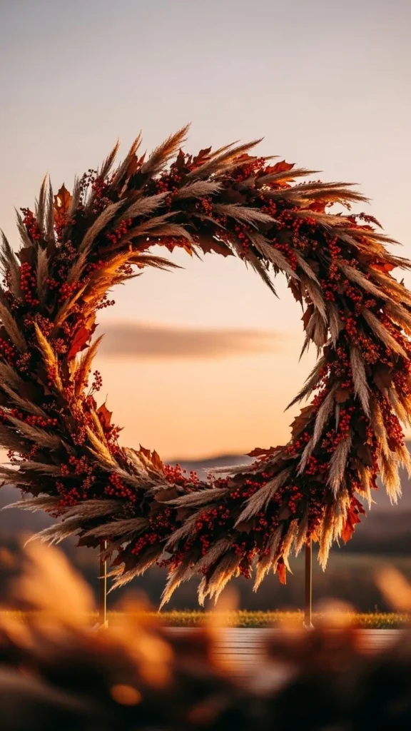 Wreath Ceremony Arch
