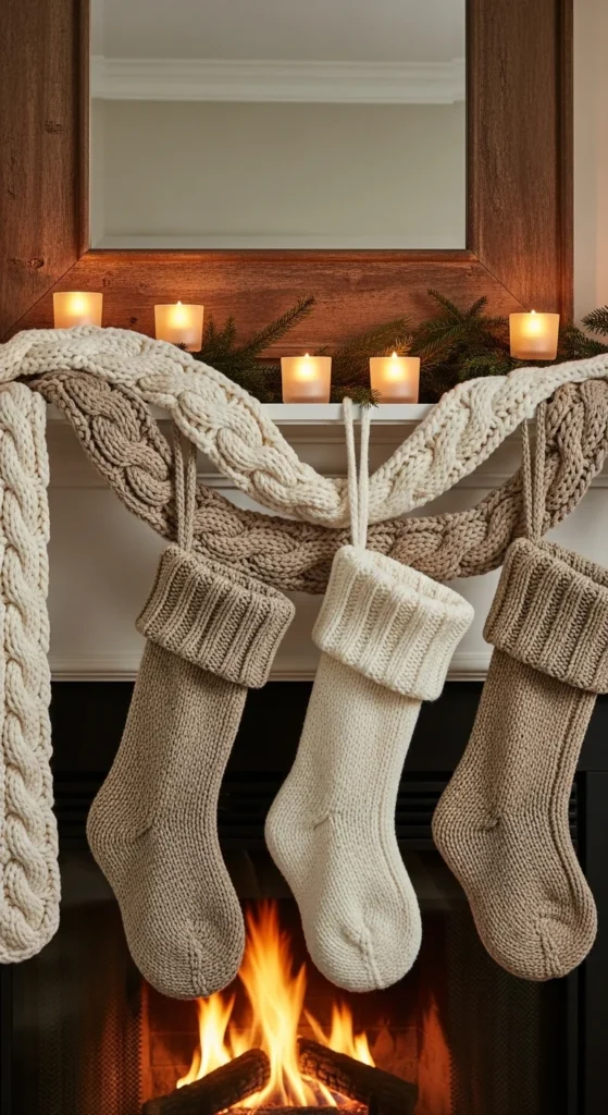 Cozy Knit Mantel