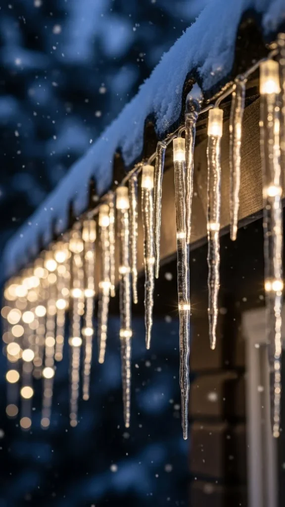 Roofline Icicle Lights