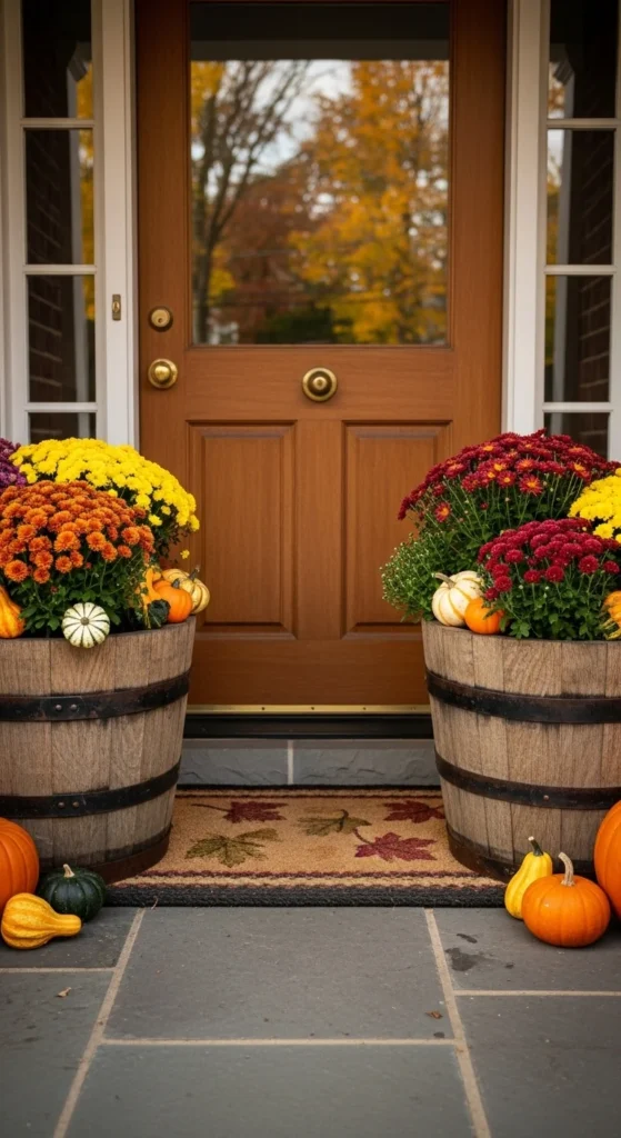 Wooden Barrel Planters