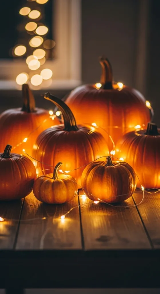  Pumpkin Fairy Light Glow