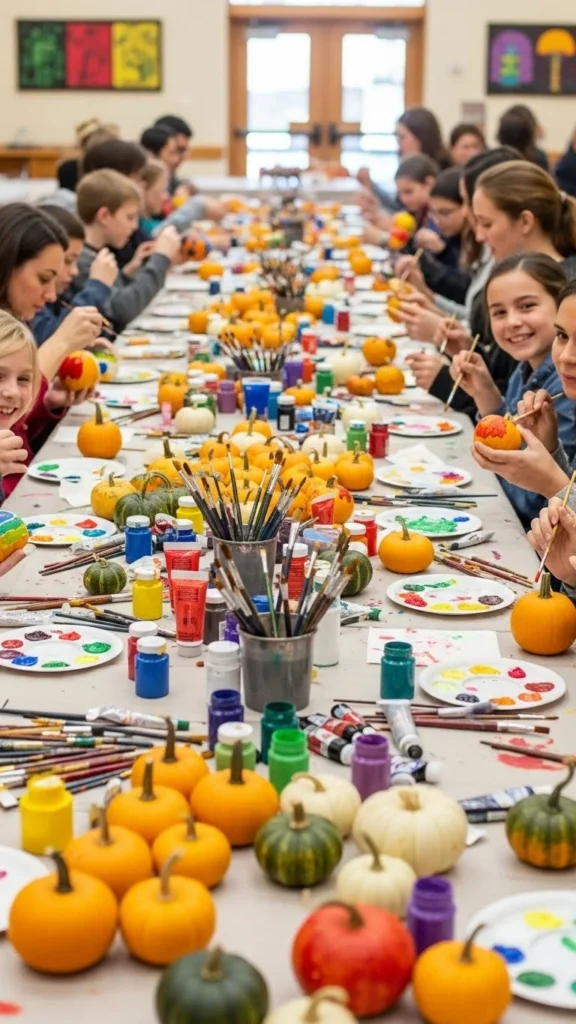 Pumpkin Painting for All Ages