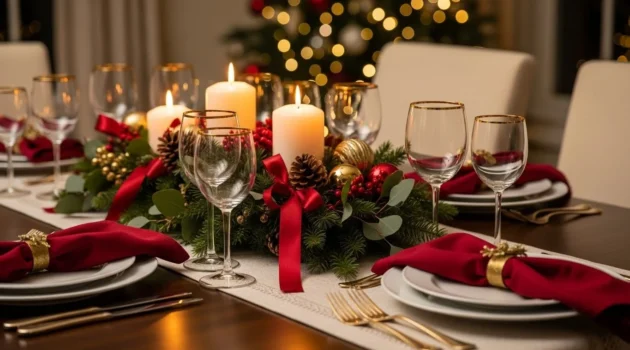 26 Festive Christmas Table Centerpieces That Steal the Show