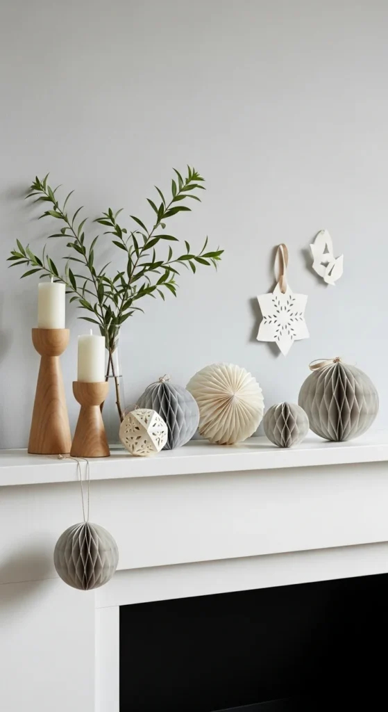 Nordic Minimalist Mantel