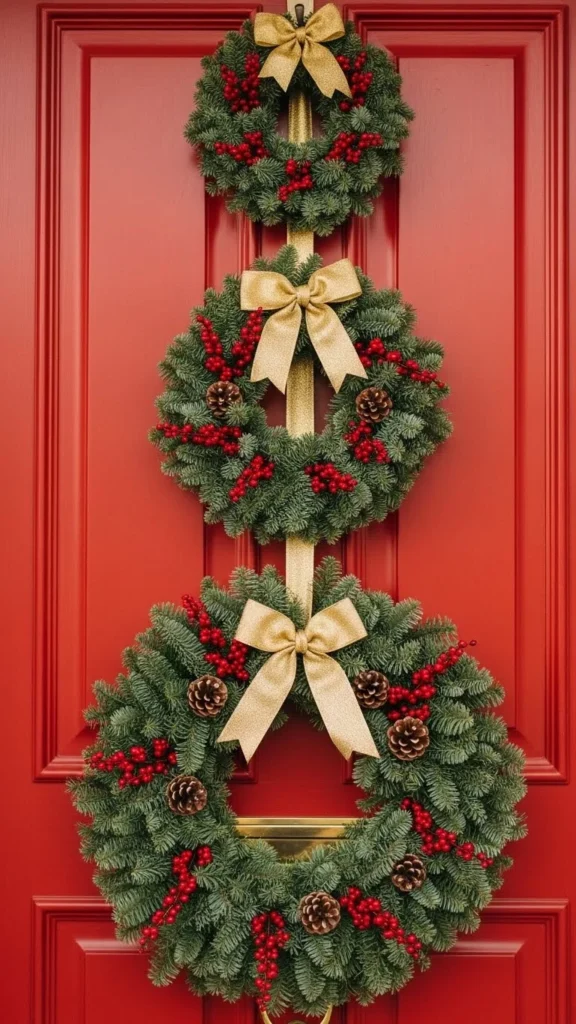 Front Door Wreath Trio