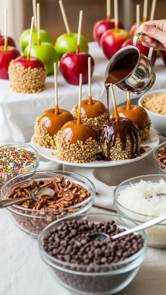 DIY Caramel Apple Bar