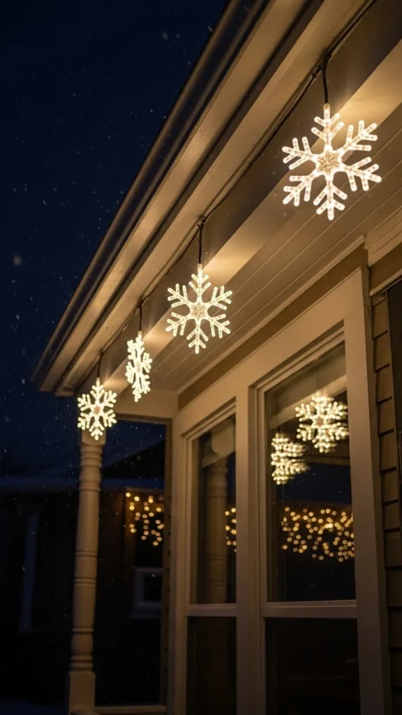 Hanging Snowflake Lights