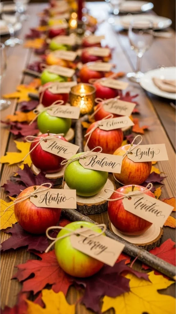 Apple Place Cards