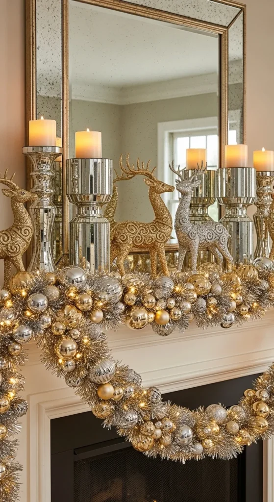 Metallic Glam Mantel