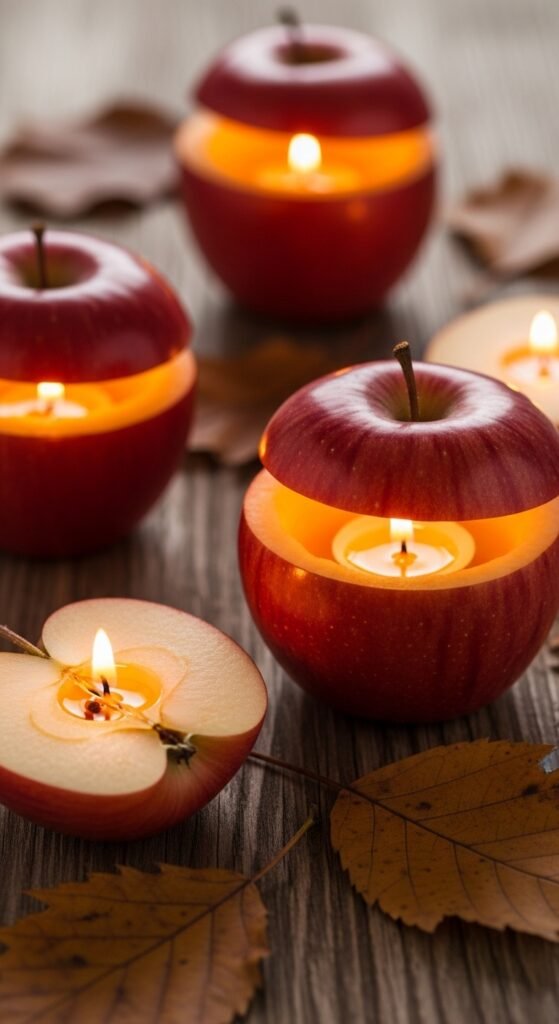 Apple Candle Holders
