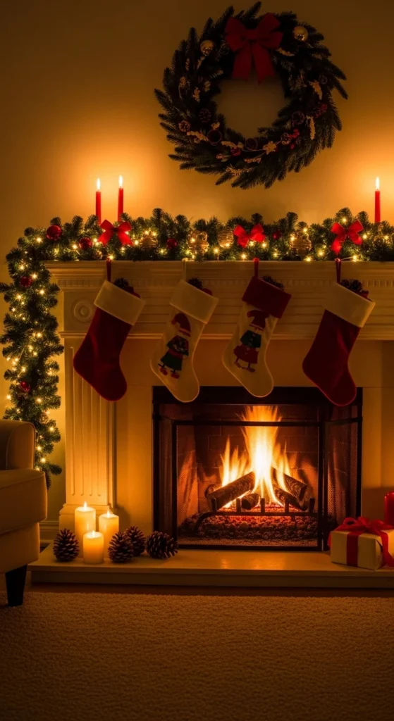 Christmas Mantel Decor