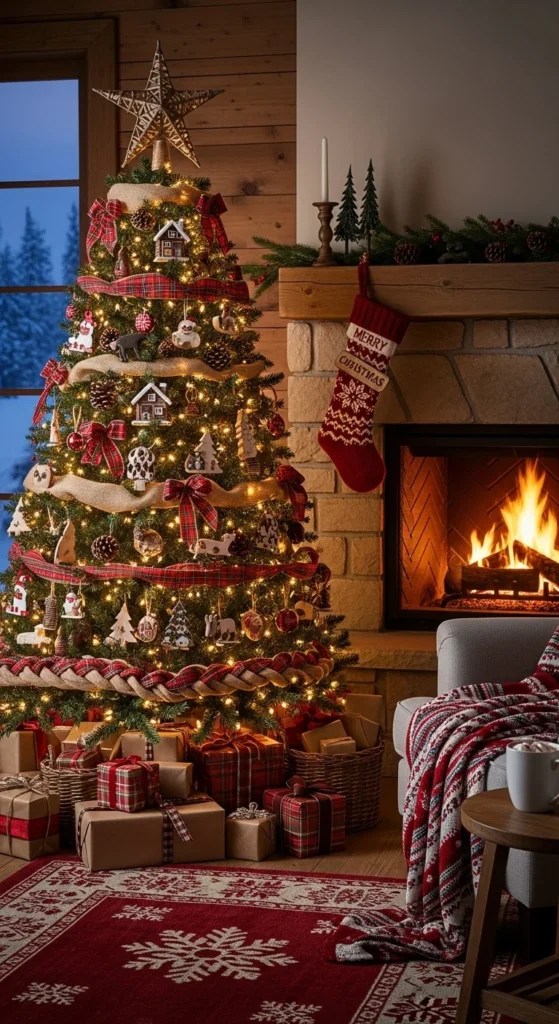 Cozy Plaid Cabin Style