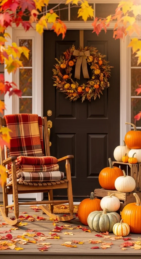 Fall Porch Decorations