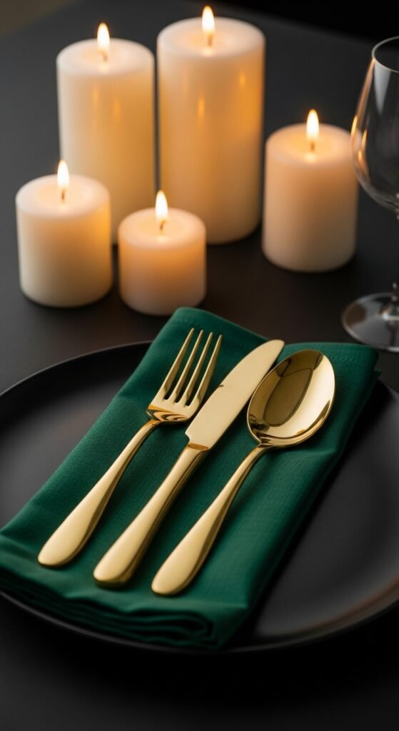 Gold Flatware Glam