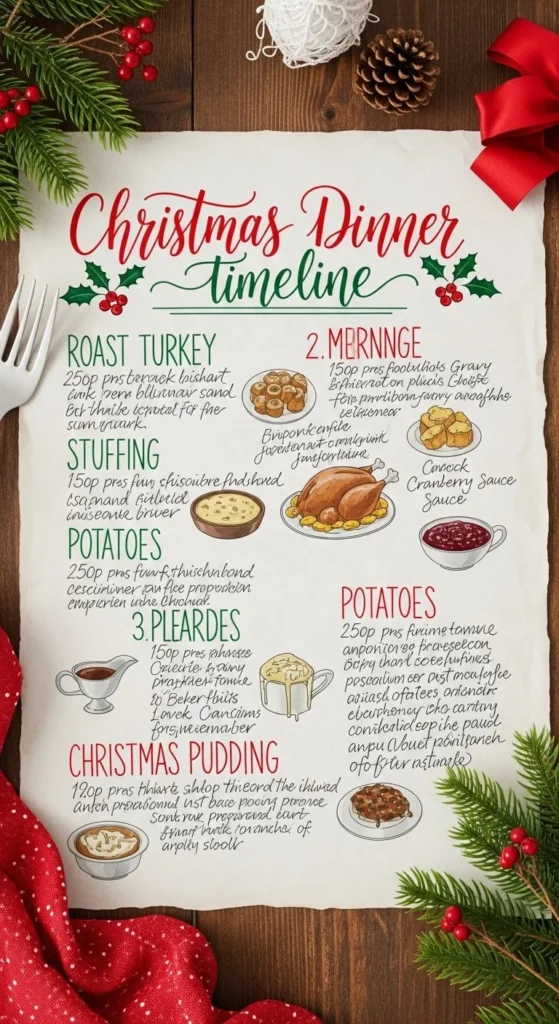 Make a Cooking Timeline