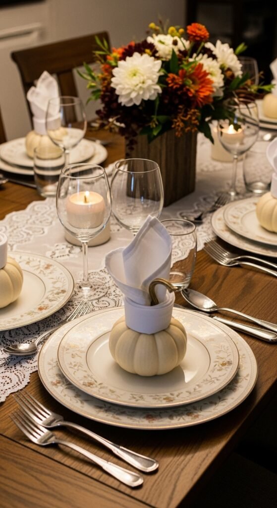 Mini Pumpkin Napkin Holders