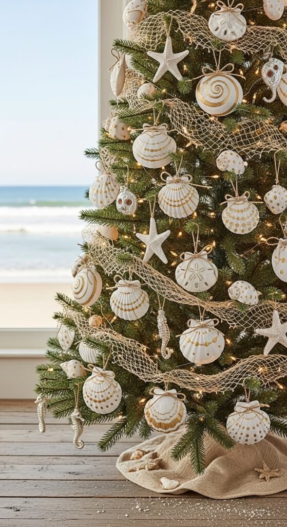 Seashell Christmas Ornaments