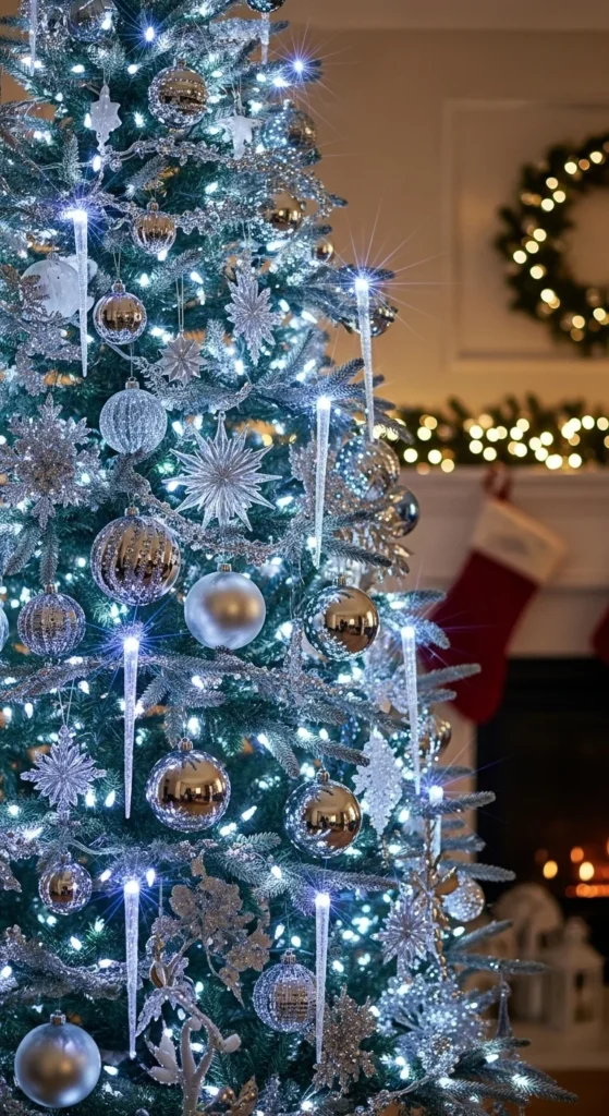 Silver and Blue Elegance