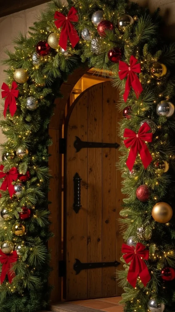 Classic Evergreen Archway