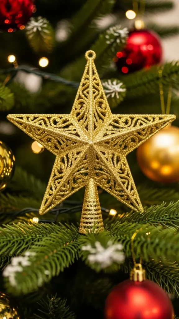 Classic Gold Star Topper
