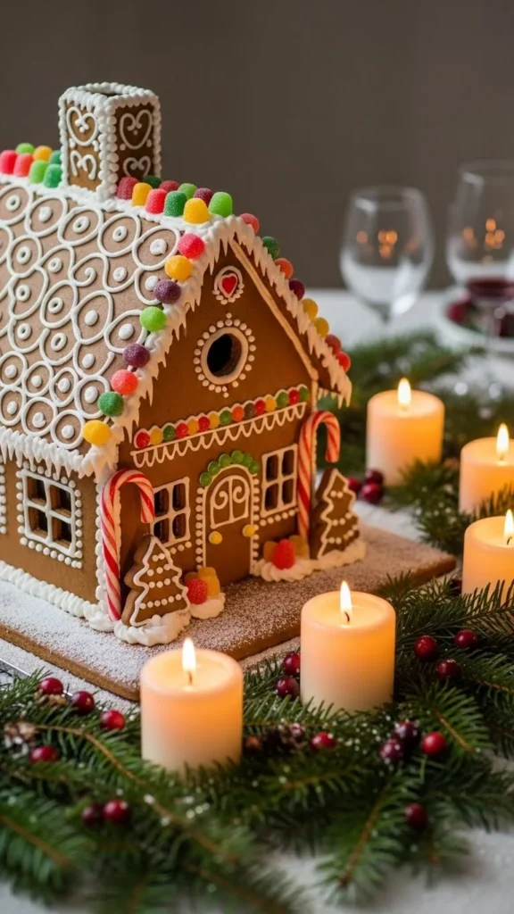Gingerbread House Centerpiece