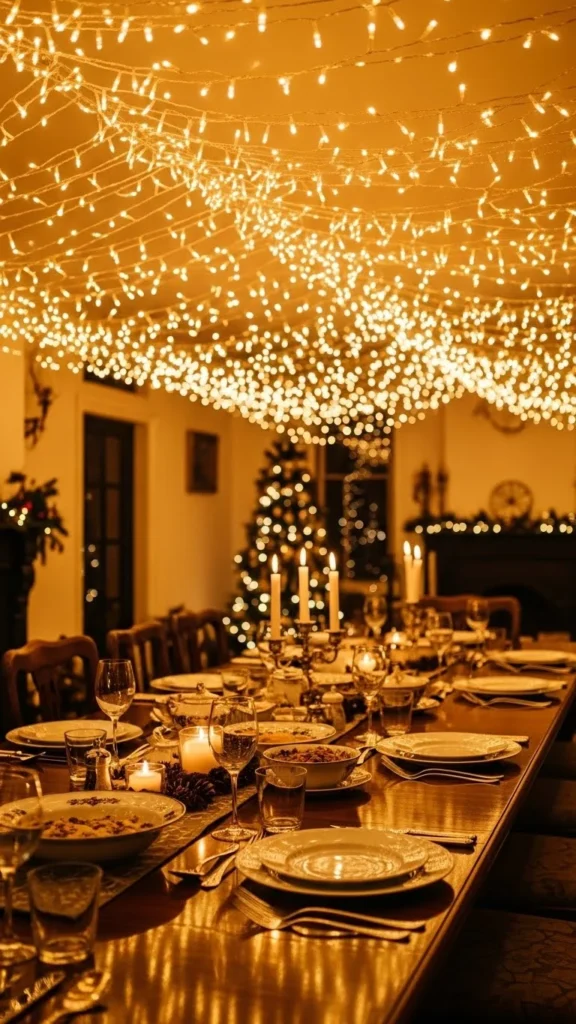 Glowing Fairy Light Canopy