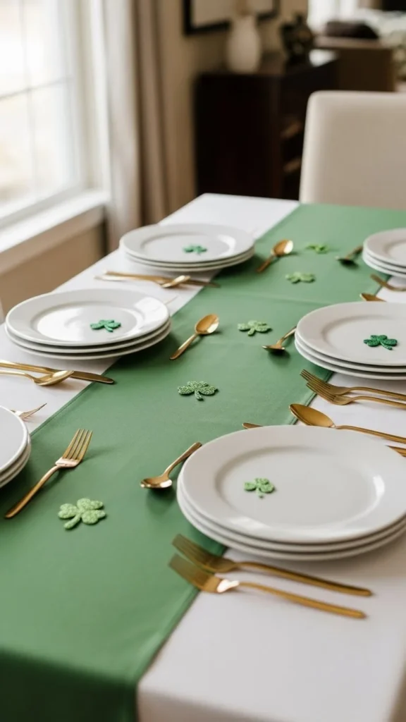 Green-Themed Table Setup