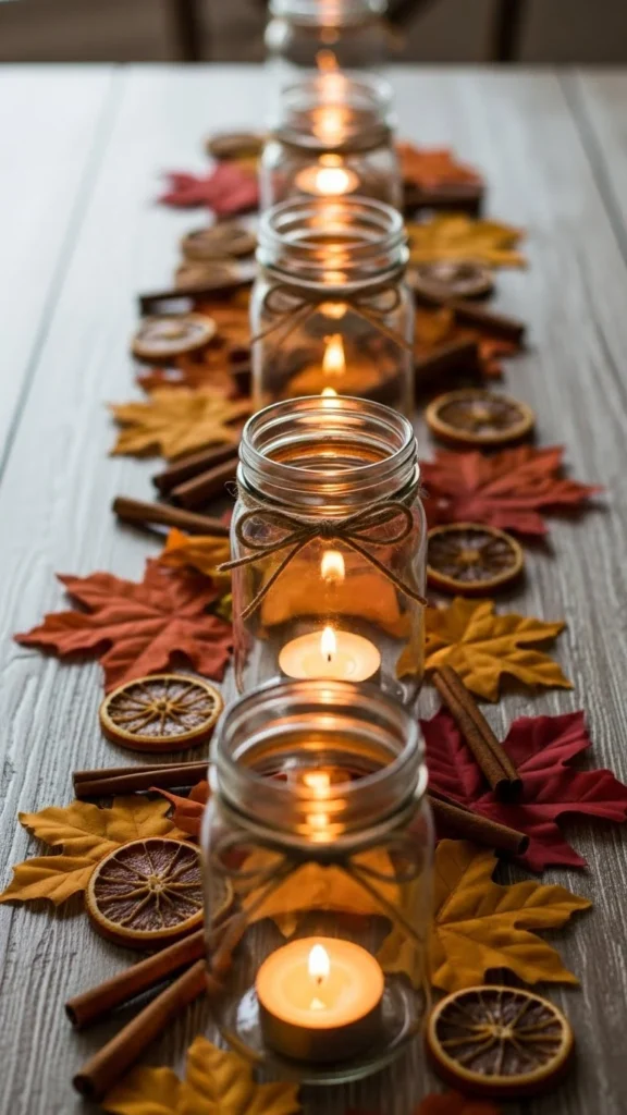 Mason Jar Candle Lanterns