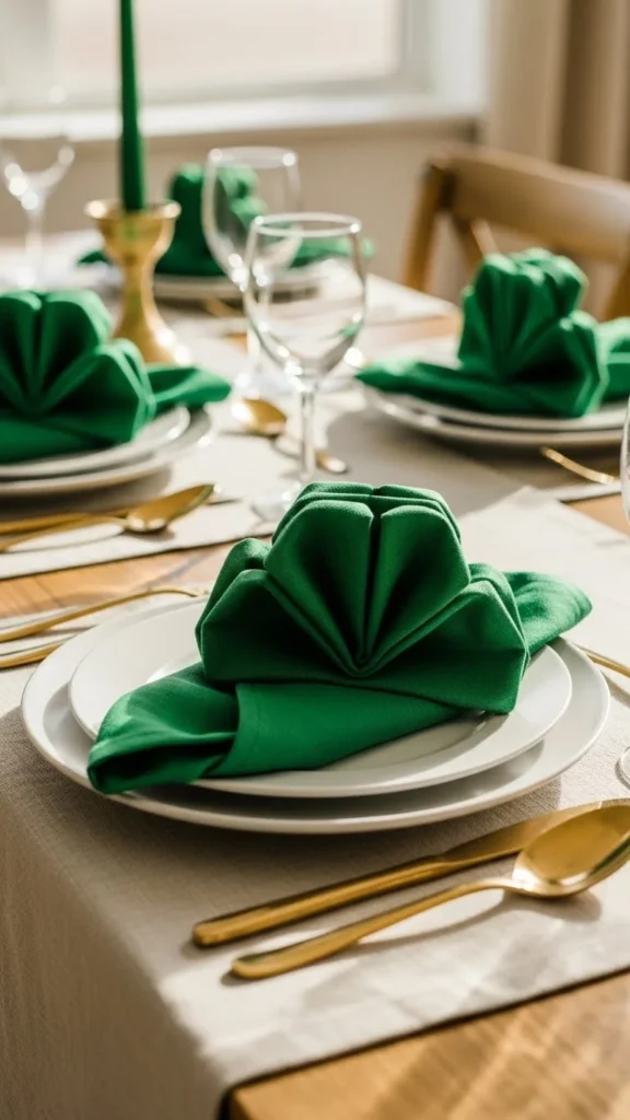 Shamrock-Themed Table Decor