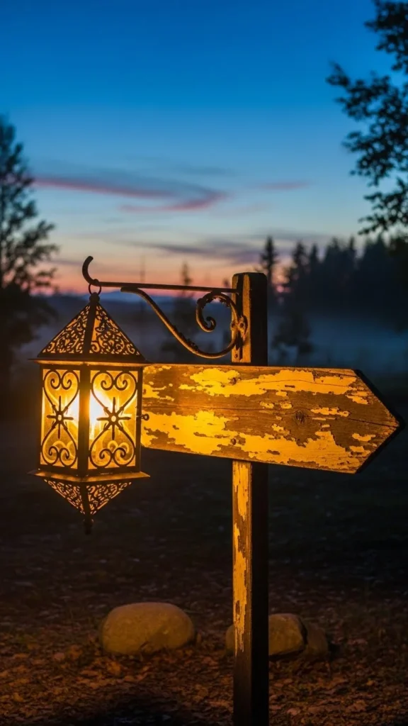 Lantern Pointer Signs