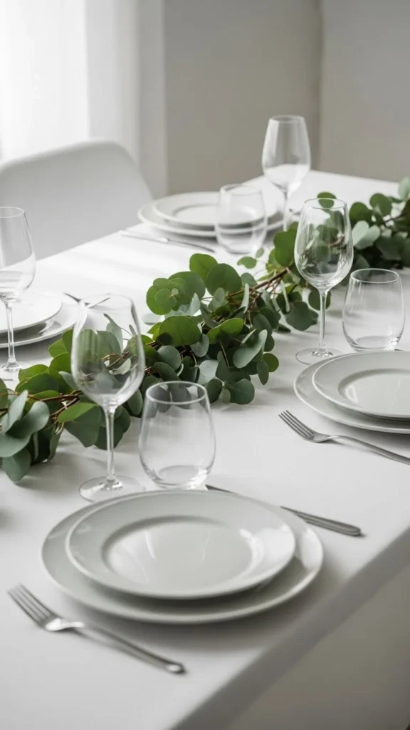 Minimalist White and Green