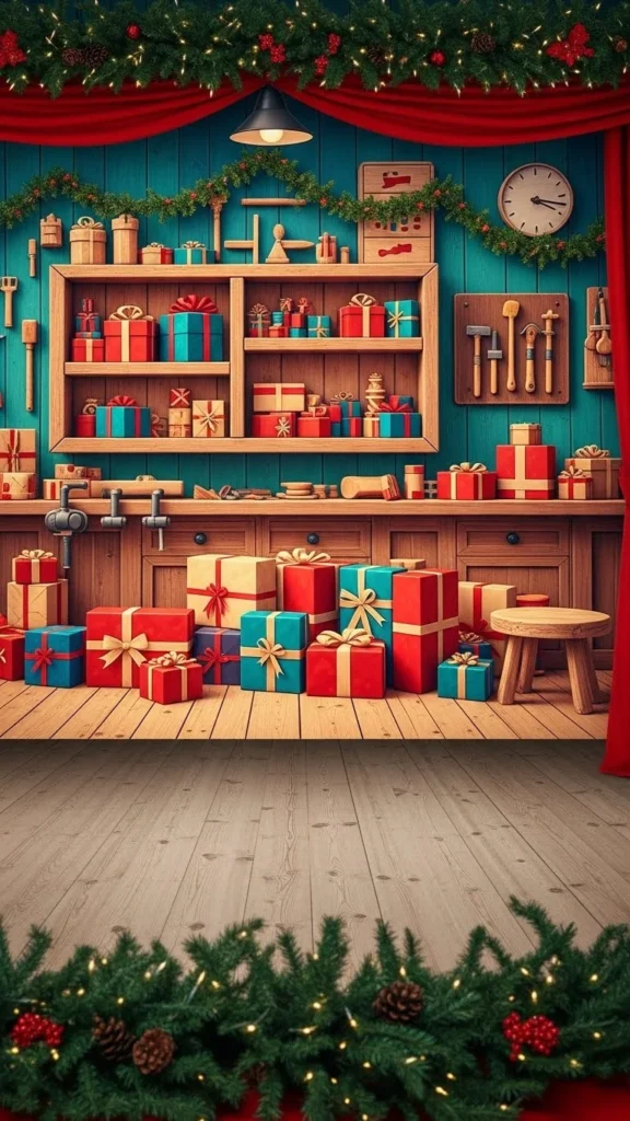  Santa’s Workshop Scene