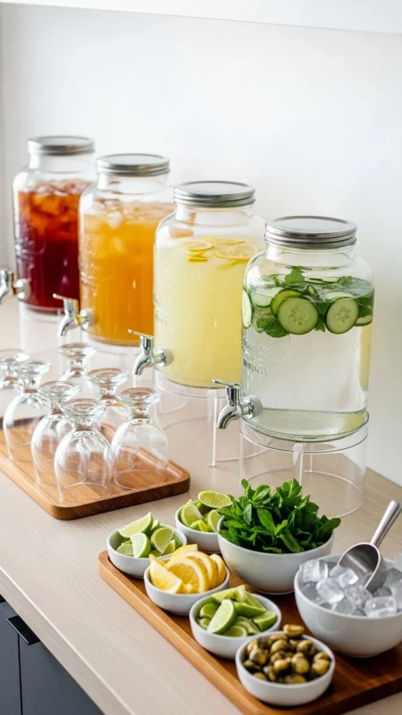 Build a Beverage Station Nearby