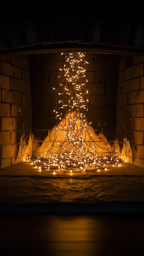 Fairy Light Firebox Glow