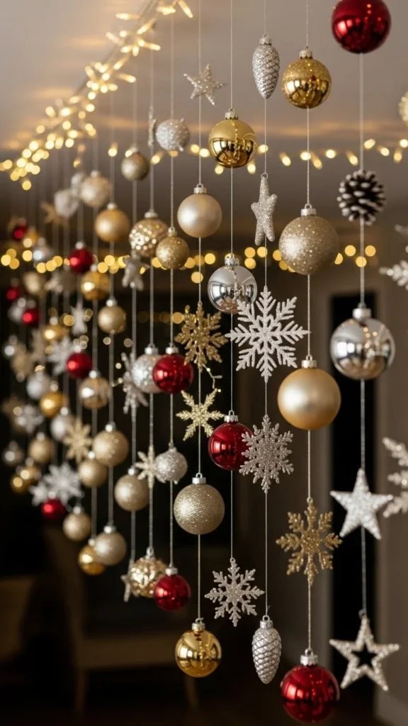 Ornament Garlands From Above