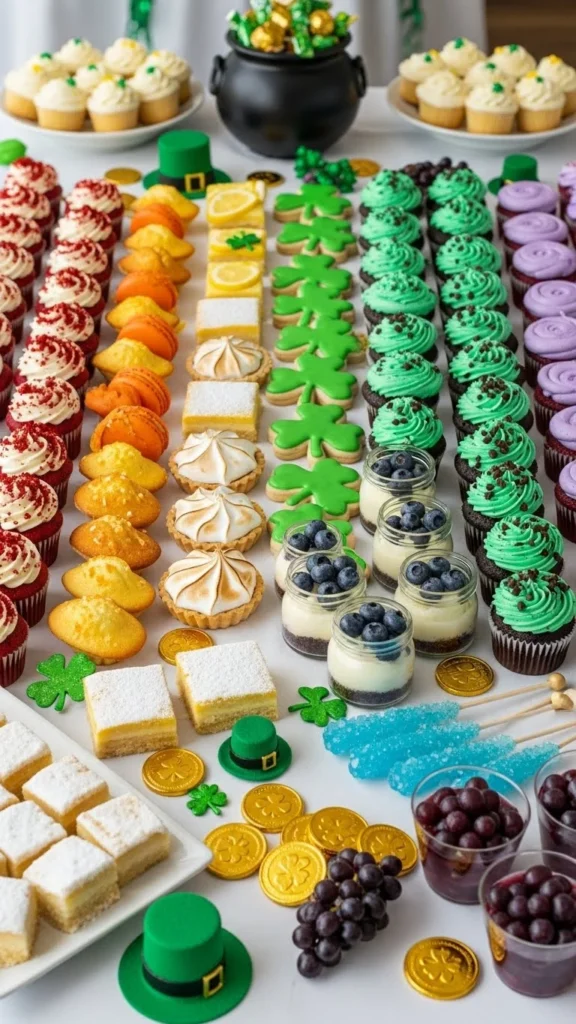 Rainbow Dessert Display Table