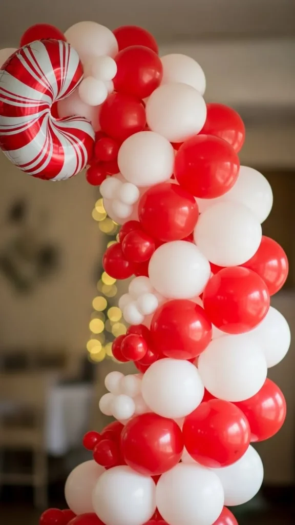 Candy Cane Striped Garland