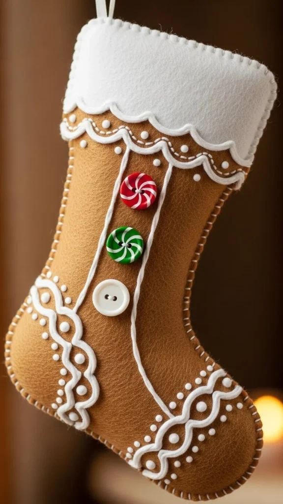 Gingerbread Man Stocking