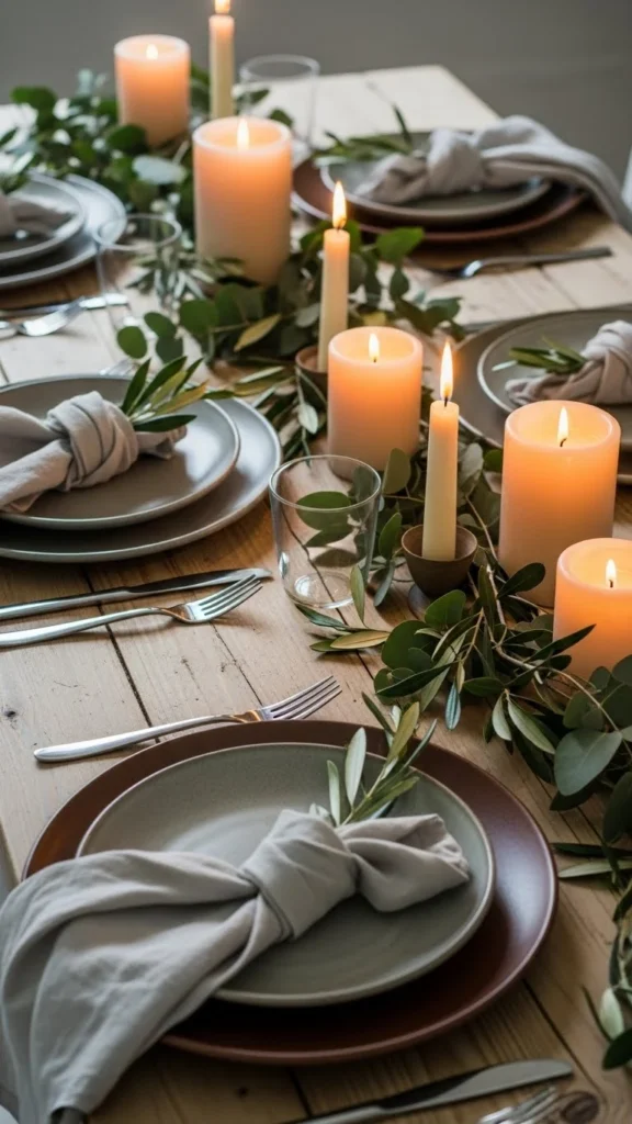 Neutral Stoneware & Foliage