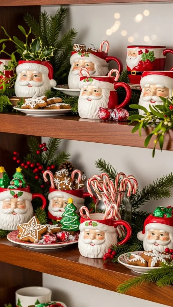 Santa Mug Display