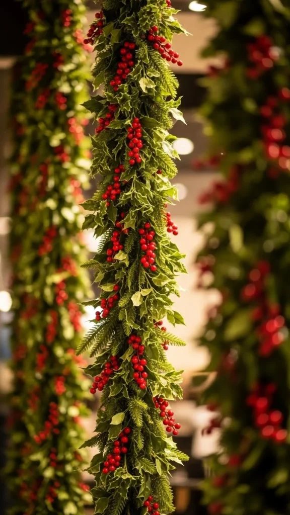 Cascading Holly Strands