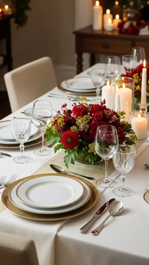 Low Floral Bowl Arrangement